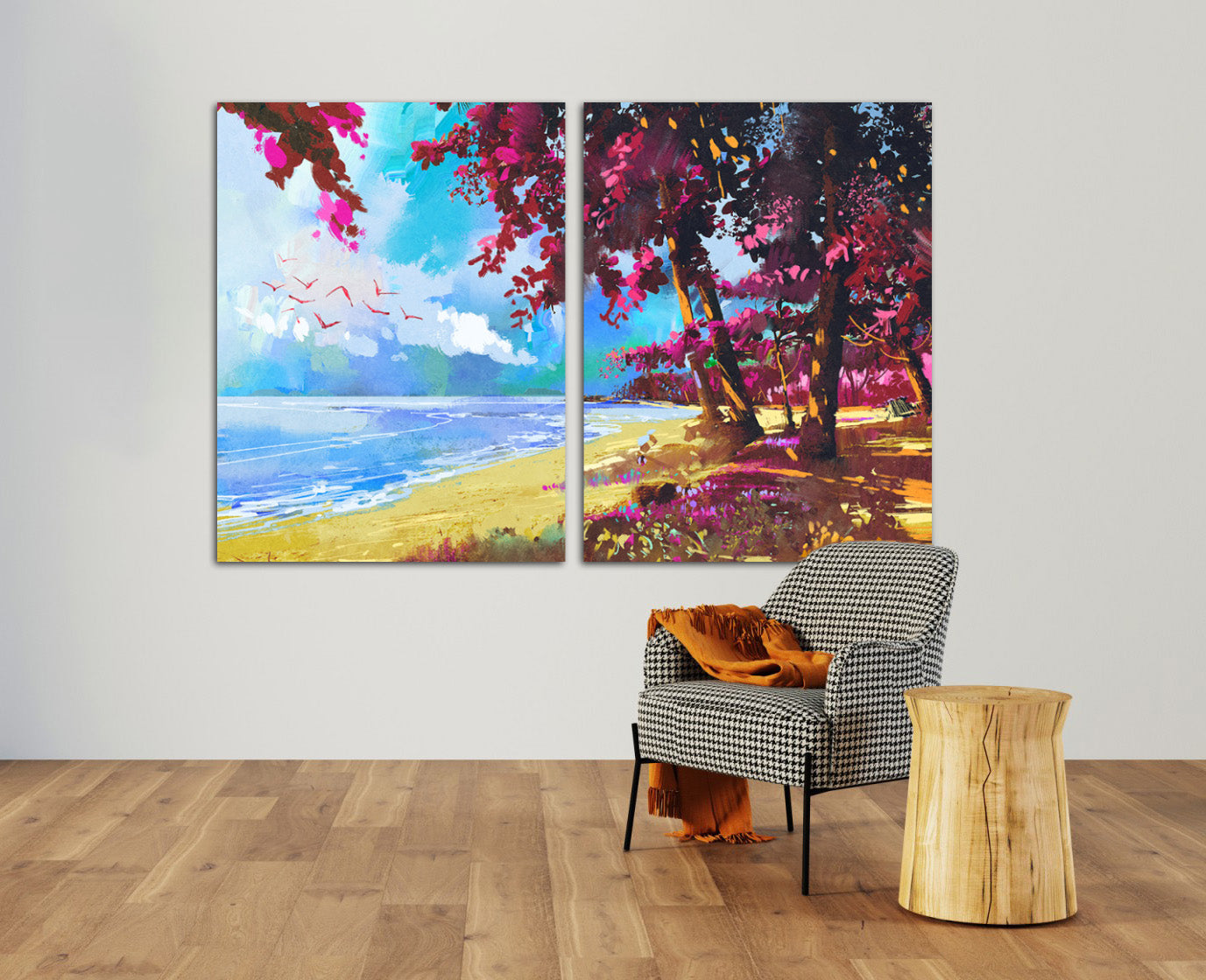 Oil painting prints oil painting of autumn scenes Landscape wall decor Nature wall art paintings on canvas canvas painting