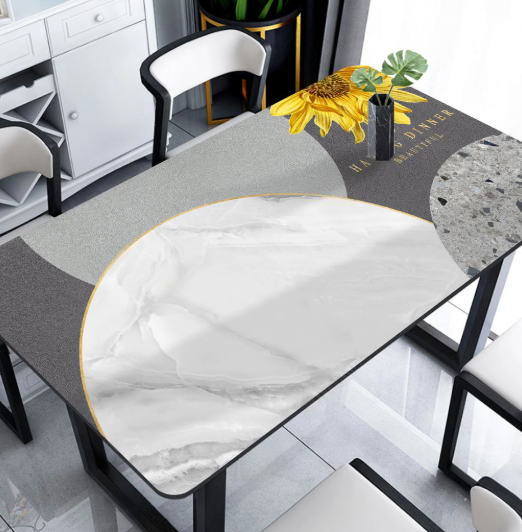 Tischdecke für Esstisch, Tischschutz „Circles“