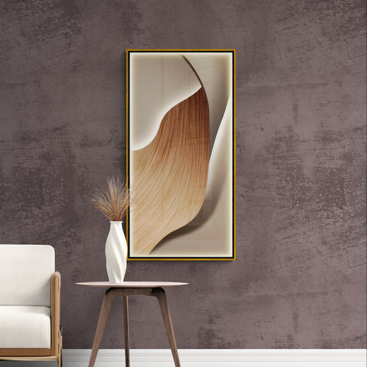 Abstract brown art print, framed art deco wall art, printable contemporary wall art, living room wall art, gift for boss