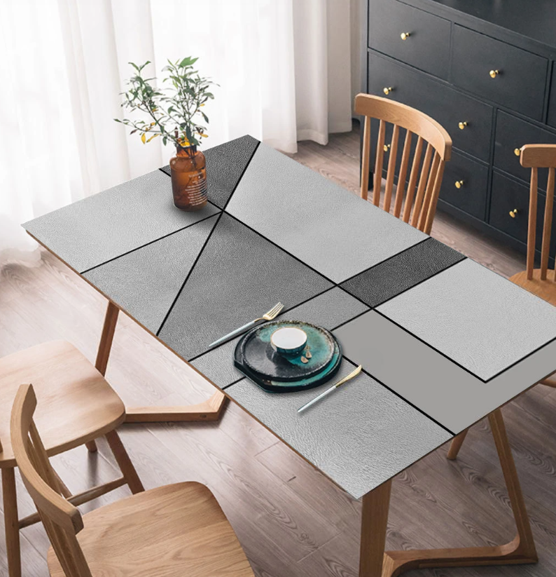 Tischdecke für den Esstisch, Tischschutz "Geometrie"