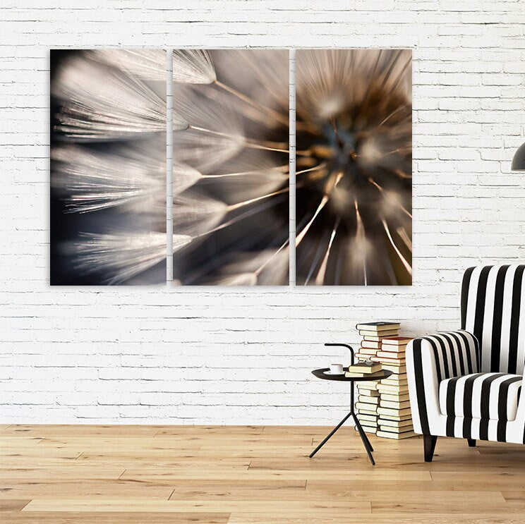 Dandelion wall art Flowers wall art paintings on canvas home wall decor canvas painting 3 piece wall art 4 panel wall art 5 panel canvas