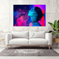 Vogue Wandkunst Gemälde Frauen Gesichter Wandkunst Gemälde auf Leinwand, Frau Wandkunst, Wohnwanddekor, Leinwandgemälde, trendige Wandkunst