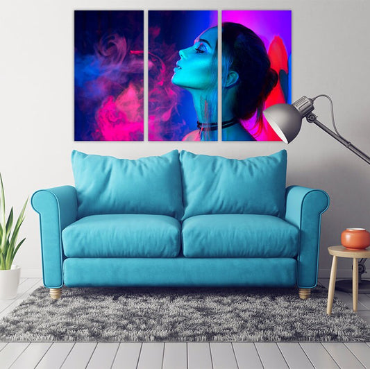 Vogue wall art Paintings women faces wall art paintings on canvas, woman wall art, home wall decor, canvas painting, trendy wall art