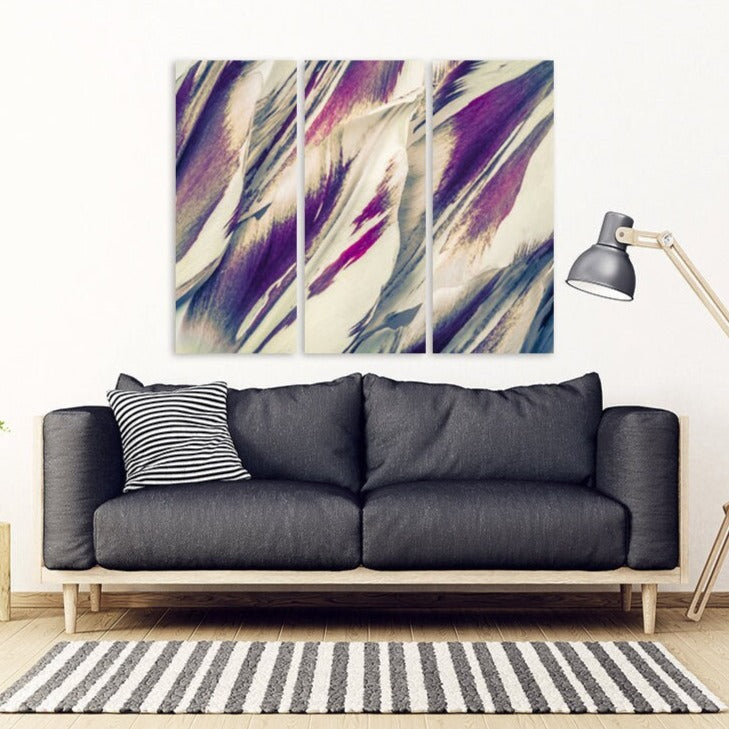 Flower petals, Abstract wall art paintings on canvas, home wall decor, canvas painting, very large paintings