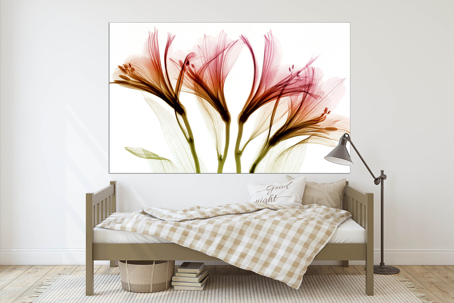 Flowers wall art paintings on canvas, home wall decor, canvas painting 3 piece wall art 4 panel wall art 5 panel canvas  flowers canvas