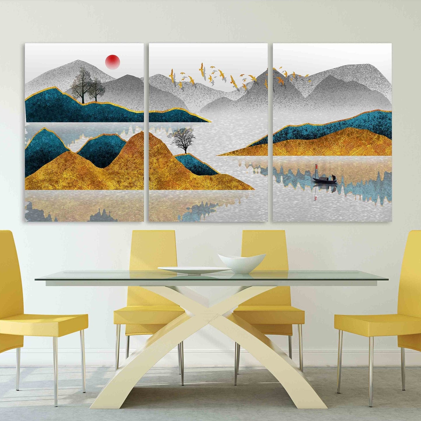 Blue ridge mountains wall art Mountain line art wall print Modern abstract art Abstract art print Abstract wall art Abstract painting