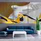 Grau-Gold-Kunst, abstrakter Kunstdruck, moderne abstrakte Kunst, mehrteilige Leinwand, abstrakte Wandkunst, abstraktes Gemälde, extragroße Wandkunst