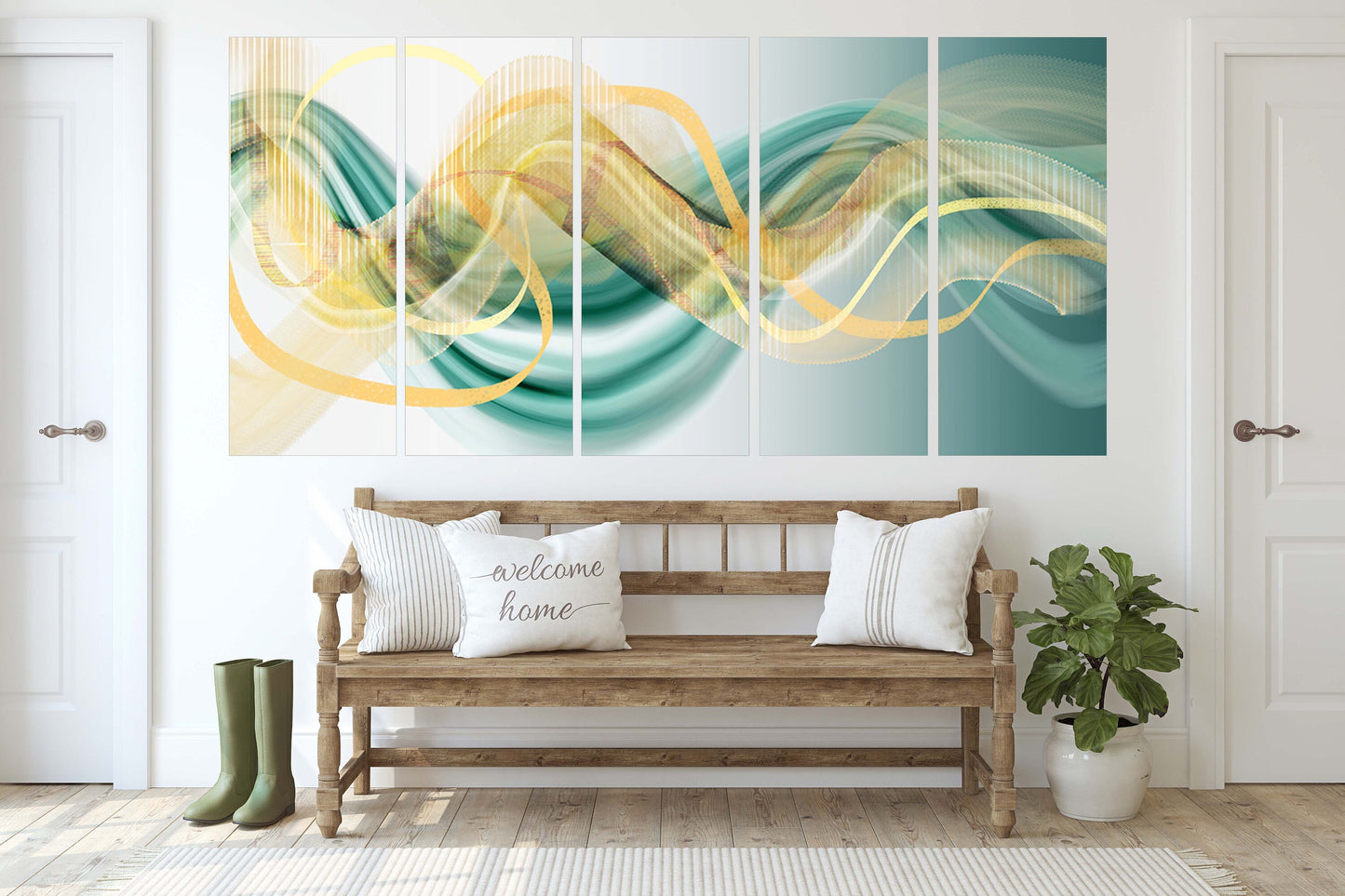 Modern abstract wall art print Multi panel canvas room wall decor Abstract  Extra large wall art canvas painting