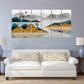 Blue Ridge Mountains Wandkunst Berg Line Art Wanddruck Moderne abstrakte Kunst Abstrakter Kunstdruck Abstrakte Wandkunst Abstrakte Malerei