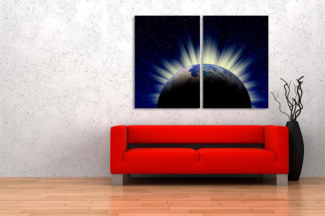 Planets posters Сosmos multi panel wall art paintings on canvas outer space home wall canvas painting bedroom wall decor fantasy art