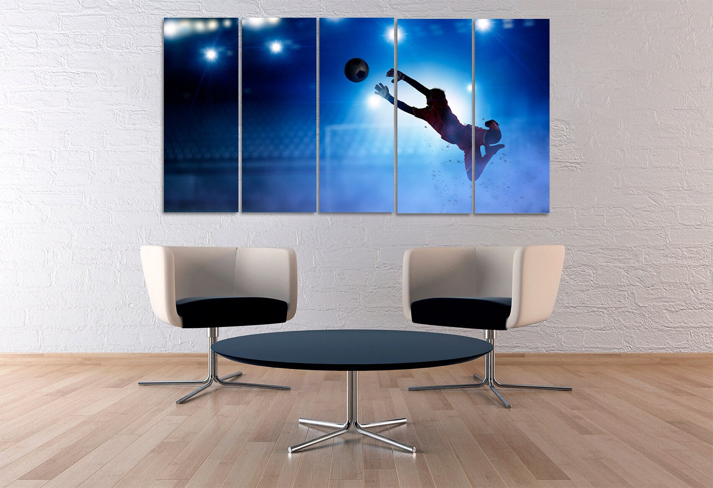 Football wall art Soccer ball art American Football Sports wall art Large abstract canvas art Soccer wall art football player gift