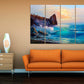 Large wall art sea Wave poster print Seascape Nature wall decor Coastal canvas painting