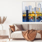 Brooklyn bridge print New york city extra large multi panel wall art American bridge home wall decor framed art print canvas oil painting