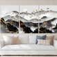 Smoky mountains wall art 3 panel canvas Rocks and mountains Home wall decor Outdoors mountains wall art Canvas painting