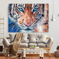 Tiger wall art print Trendy room wall decor framed canvas painting Сontemporary wild animal for bedroom living room kitchen wall art