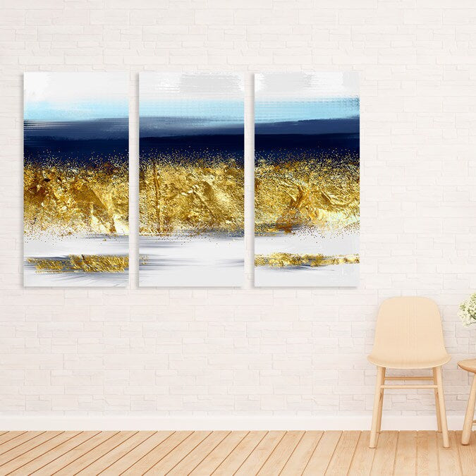 Abstract extra large canvas print wall art painting living room, bathroom wall decor set of canvas trendy