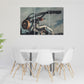 Motorcycle wall art, motorcycle print, retro canvas, gray wall decor, very large canvas paintings, housewarming gift