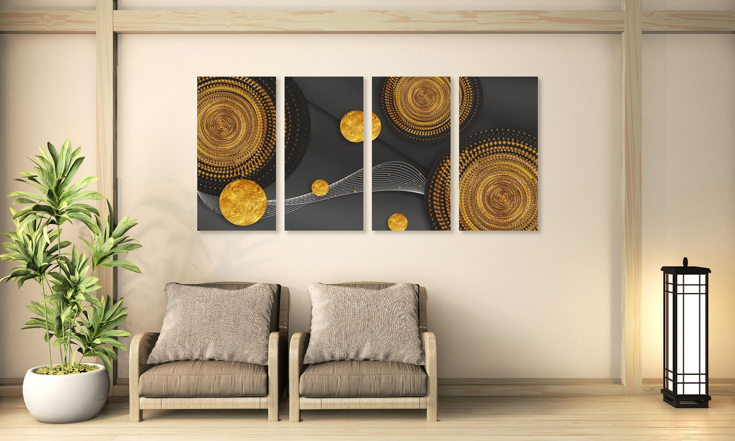 Modern abstract art Abstract art print Multi panel canvas room wall decor Abstract wall art Abstract painting Extra large wall art