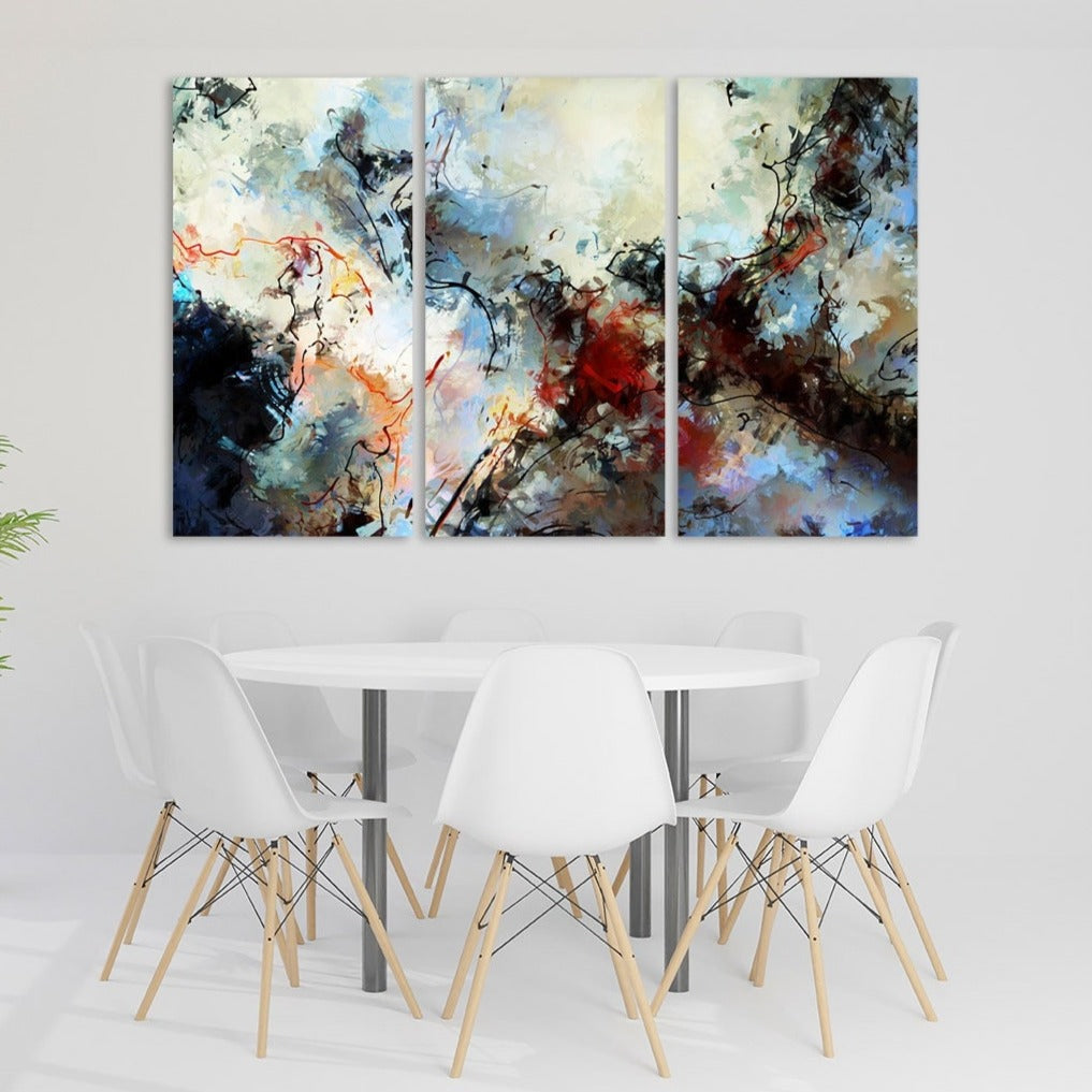 Abstract canvas print Modern wall art Very large paintings Bedroom, kitchen, living room wall decor