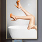 Modern framed erotic canvas print, extra large canvas artwork with woman legs, trendy canvas painting for bathroom, floating frame print