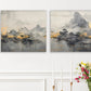 Large landscape wall art, multi piece canvas print, printable Japanese artwork, set of 3 pictures, grey bedroom wall art, artwork for gift