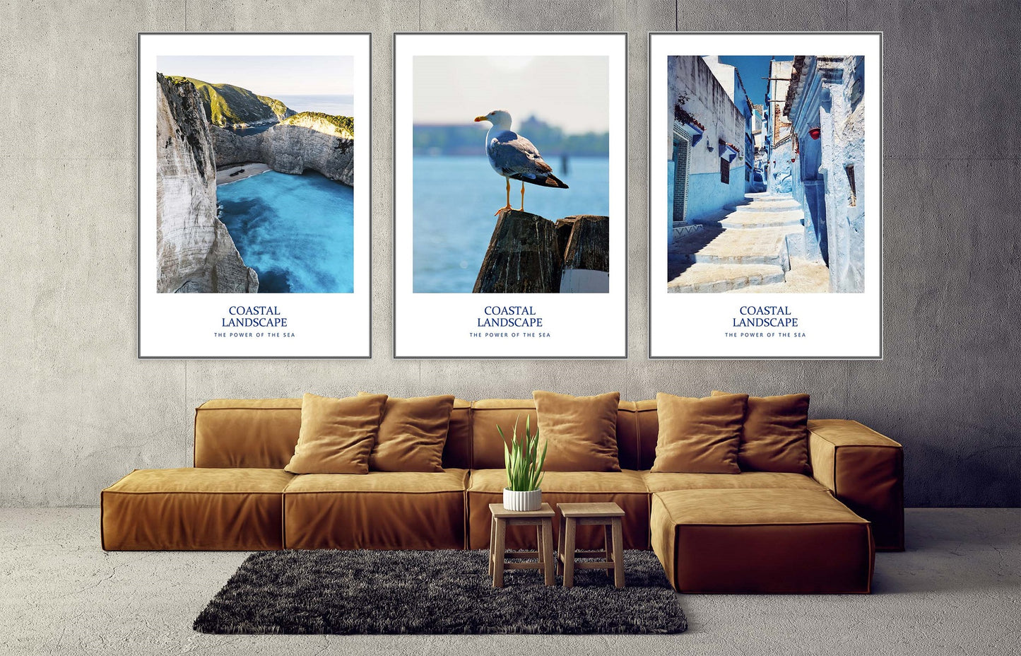 Set of 3 prints coastal decor, modern wall art paintings on canvas home wall decor printable wall art set of 3 seascape, seascape canvas art