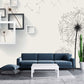 Floral wallpaper Peel and stick wallpaper Photo wallpaper Textured wallpaper Botanical removable wallpaper geometric wallpaper