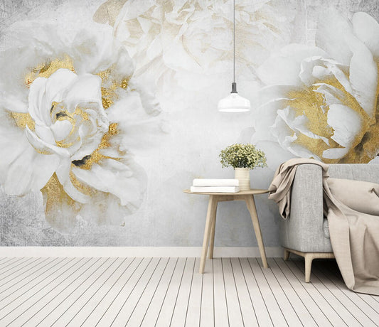 Floral Wallpaper Self Adhesive Peel and Stick Removable Floral Wallpaper Living Room Bedroom self afhesive mural