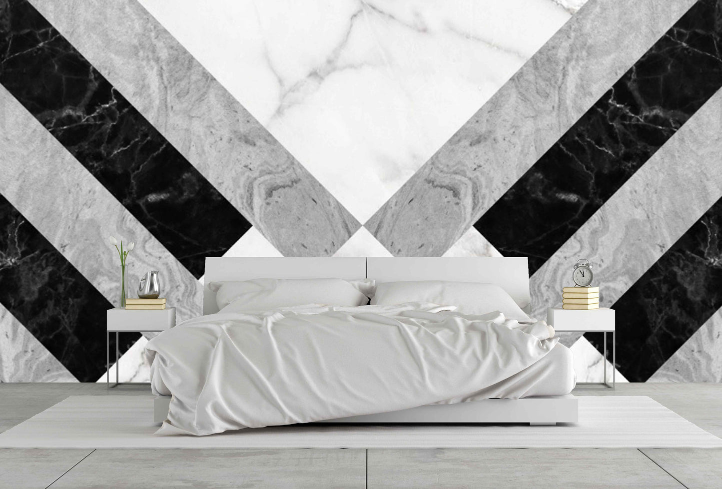 Marble wallpaper Abstract wallpaper Peel and stick wallpaper Black and white wallpaper removable wallpaper Geometric wallpaper