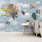 Cloud wallpaper Removable wallpaper Boy nursery decor Textured wallpaper nursery wallpaper vinyl wallpaper modern wallpaper wall print art