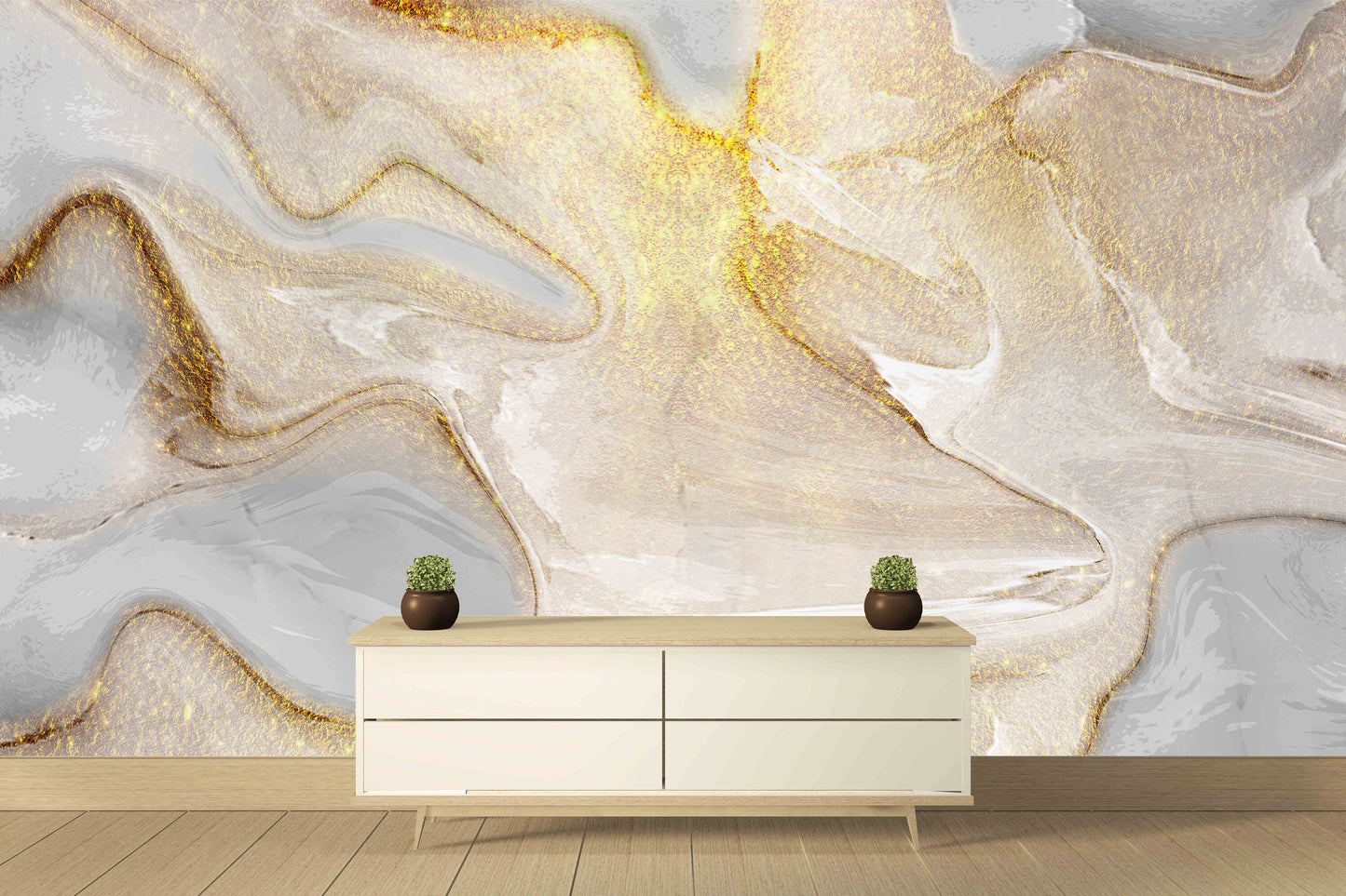 Marble Wall Mural Peel and Stick Self Adhesive Removable Abstract Wallpaper Gold Wallpaper Living Room Bedroom wall decor fluid art