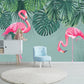 Tropical wall art Tropicals wallpaper Floral Peel and stick wallpaper Textured wallpaper adhesive wallpaper Botanical removable wallpaper