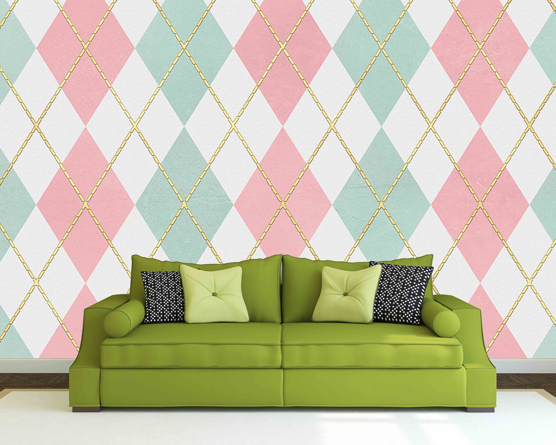 Pink removable wallpaper Geometric wallpaper Checkered decor Peel and Stick Aesthetic Room Decor for Teenage Girls