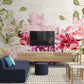 Peel and stick Climbing rose Wall mural decor for bedroom Home wall decor Murals for girls Flower wall backdrop Textured adhesive