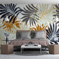Large floral wallpaper Flower wall backdrop Peel and Stick wall mural Herb prints wall art Removable wallpaper Bedroom wall decoration