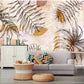 Herb prints wall art Large floral wallpaper Flower wall backdrop Peel and Stick wall mural Removable wallpaper Bedroom wall decoration