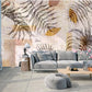 Herb prints wall art Large floral wallpaper Flower wall backdrop Peel and Stick wall mural Removable wallpaper Bedroom wall decoration