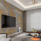 Leaves wallpaper peel and stick, large leaves mural, modern vinyl, canvas wallpaper, wall covering stick on wallpaper