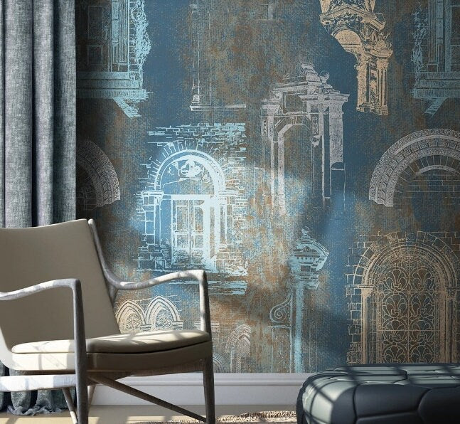 Baroque wallpaper peel and stick mural removableself adhesive wallpaper living room bedroom wall covering Victorian wallpaper