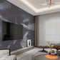 Peel and stick abstract removable wallpaper in grey colors with feathers, modern self adhesive wall mural, temporary vinyl or canvas mural